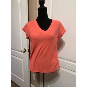 Calvin Klein peachy v-neck athletic shirt